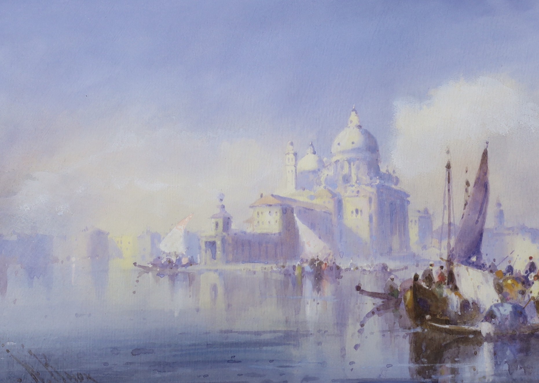 William Knox (1862-1925), watercolour, View of Venice, signed, 24.5 x 34cm